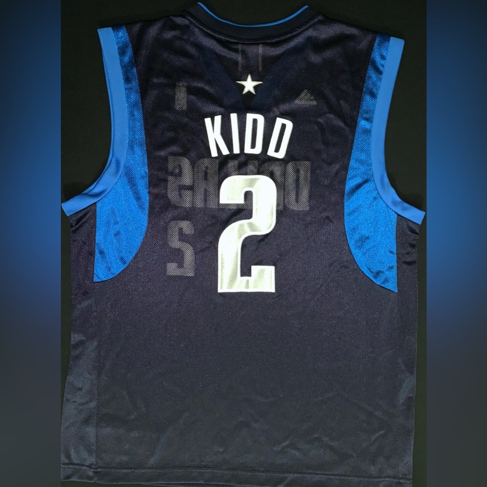 Adidas Jason Kidd Dallas Mavericks #2 Navy Blue Road Jersey Men’s Large - Picture 5 of 6